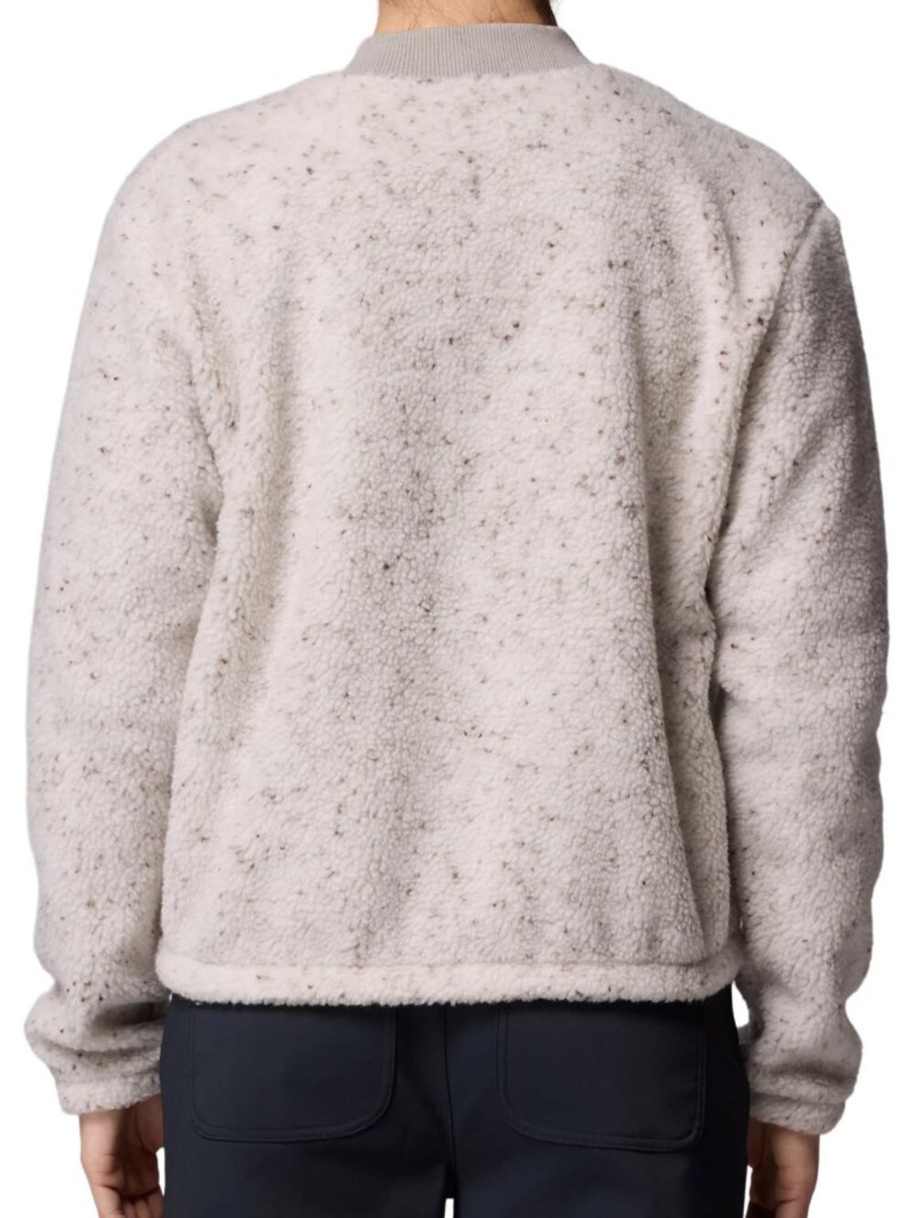 Columbia Women's Stellar Path Fleece Bomber Full Zip - Color: Dark Stone/Flint - Picture 2 of 7